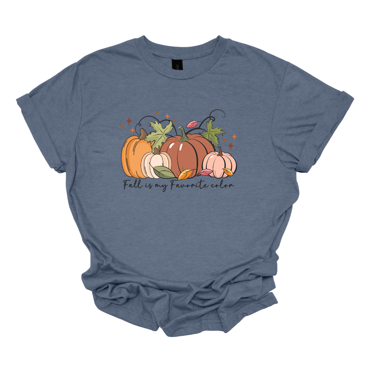 Elevate your autumn style with our "Fall Is My Favorite Color" T-shirt, adorned with an array of soft orange pumpkins! Crafted from soft, premium fabric, this tee offers both comfort and style for the crisp days of fall. Embrace the beauty of the season with this charming design, perfect for pumpkin patch visits, cozy bonfires, or simply enjoying a pumpkin spice latte. Available in a range of sizes, it's a must-have addition to any fall wardrobe. Shop at Gorgeousware.com