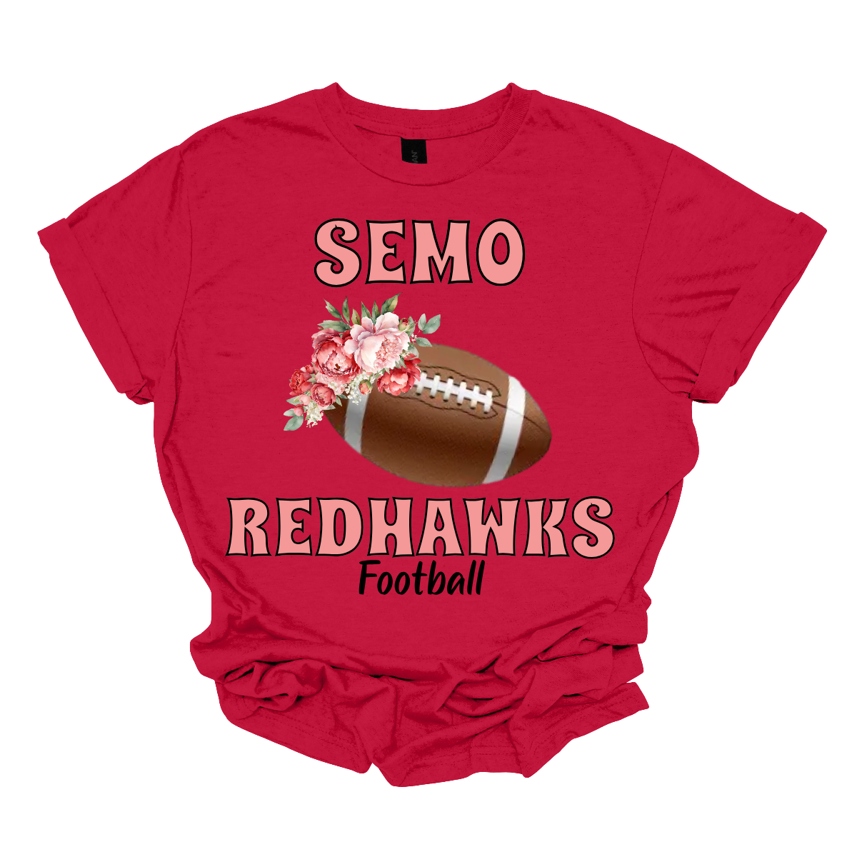Let your young Redhawk fan shine with this stylish SEMO short sleeve shirt in youth sizes! Featuring SEMO Redhawks in bold pink lettering, this piece stands out with a unique football accented by delicate floral details on one side, bringing a touch of charm to game day gear. The design is finished with “Redhawks” in sleek black lettering, balancing bold team spirit with a soft, feminine edge.
Shop at Gorgeousware.com today!
