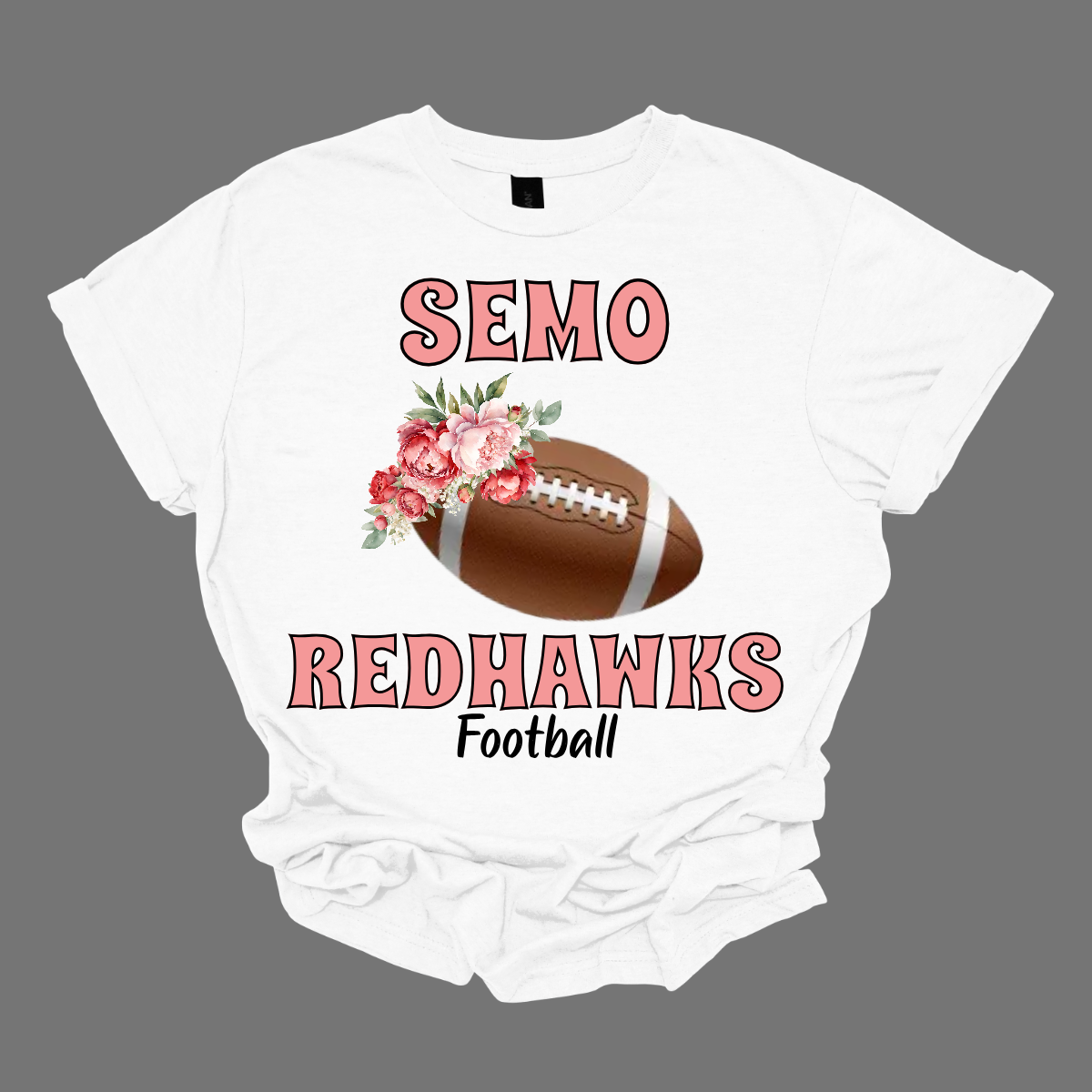 Let your young Redhawk fan shine with this stylish SEMO short sleeve shirt in youth sizes! Featuring SEMO Redhawks in bold pink lettering, this piece stands out with a unique football accented by delicate floral details on one side, bringing a touch of charm to game day gear. The design is finished with “Redhawks” in sleek black lettering, balancing bold team spirit with a soft, feminine edge.
Shop at Gorgeousware.com today!

