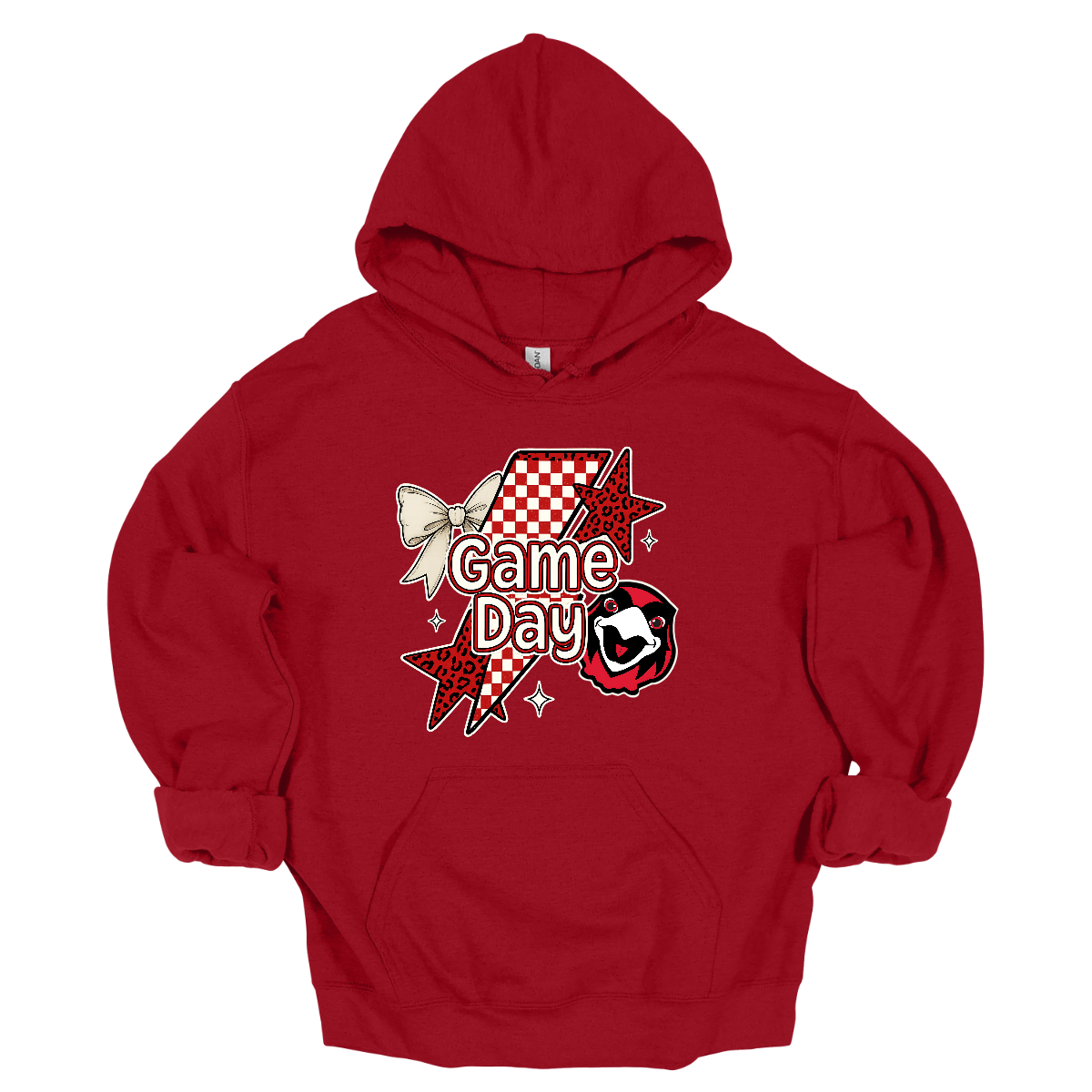 Bring the energy of the stands to your style with the Game Day Rowdy SEMO crewneck and hoodie! This eye-catching piece features striking shooting stars that celebrates SEMO’s unstoppable momentum. At the heart of the design, the fearless Redhawk, symbolizing strength and school pride. A playful croquette bow adds a unique touch of flair, while the powerful “Game Day” lettering in crisp white overlays the design—reminding everyone you’re ready to cheer loud and proud.
Shop at Gorgeouswear.com today!
