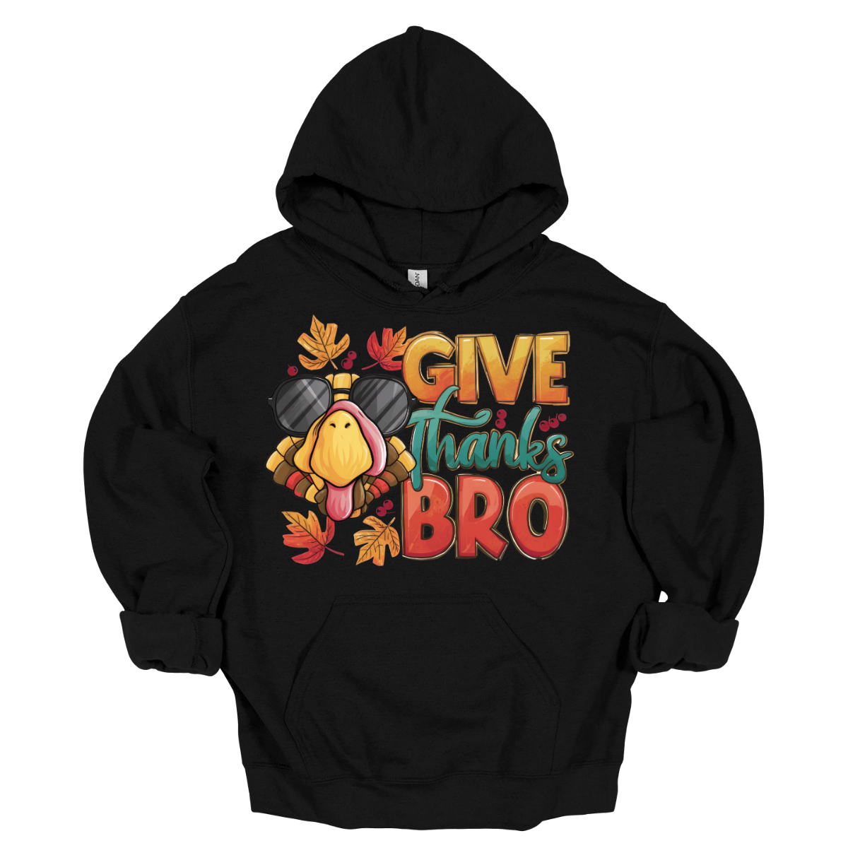 Celebrate the holiday with a touch of swagger in our “Give Thanks Bro” t-shirt. Featuring a chill turkey rocking sunglasses, this shirt is perfect for adding a fun twist to your Thanksgiving festivities. Made from soft, comfortable fabric, it’s ideal for lounging during dinner or hanging out with family and friends. With its playful design and laid-back message, it’s a great way to remind everyone to appreciate the good times and great company.  Shop at Gorgeousware.com