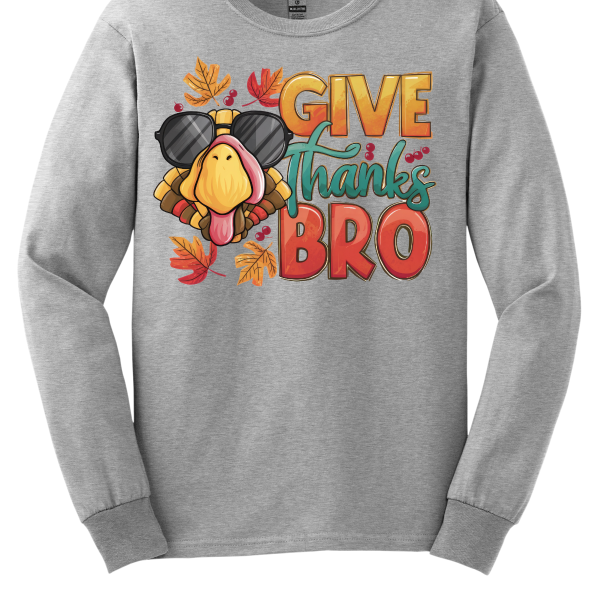 Celebrate the holiday with a touch of swagger in our “Give Thanks Bro” t-shirt. Featuring a chill turkey rocking sunglasses, this shirt is perfect for adding a fun twist to your Thanksgiving festivities. Made from soft, comfortable fabric, it’s ideal for lounging during dinner or hanging out with family and friends. With its playful design and laid-back message, it’s a great way to remind everyone to appreciate the good times and great company.  Shop at Gorgeousware.com