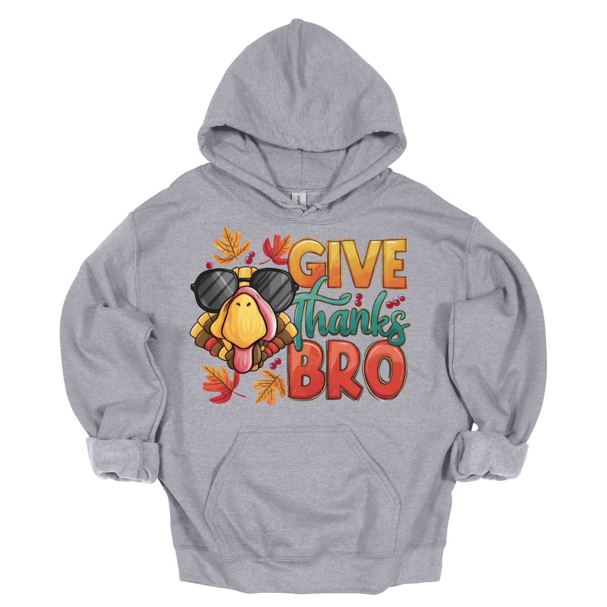 Celebrate the holiday with a touch of swagger in our “Give Thanks Bro” t-shirt. Featuring a chill turkey rocking sunglasses, this shirt is perfect for adding a fun twist to your Thanksgiving festivities. Made from soft, comfortable fabric, it’s ideal for lounging during dinner or hanging out with family and friends. With its playful design and laid-back message, it’s a great way to remind everyone to appreciate the good times and great company.  Shop at Gorgeousware.com