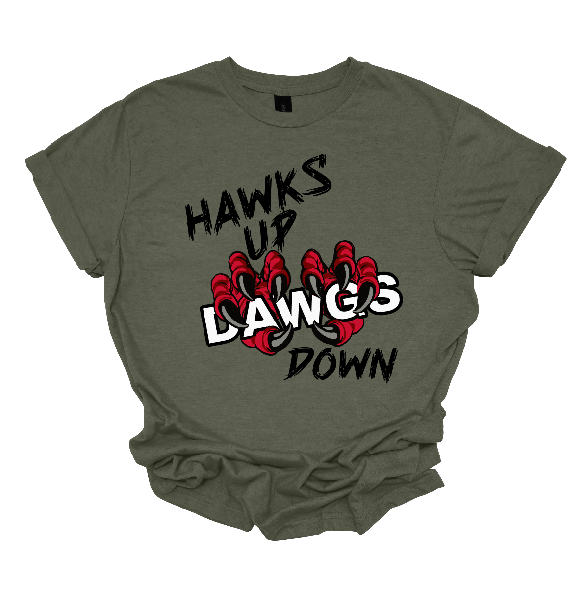 This youth-sized apparel collection—available in short sleeve, long sleeve, crewneck, and hoodie—brings a fierce edge to Redhawk pride.
The front design features powerful black lettering with “Hawks Up” and “Down”, while the word “Dawgs” is clawed over by striking Redhawk talons, adding an aggressive rivalry touch. On the upper back, the fierce SEMO Redhawk logo stands strong, paired with bold white SEMO lettering, making this piece unmistakably Redhawk gear.
Shop at Gorgeousware.com today!
