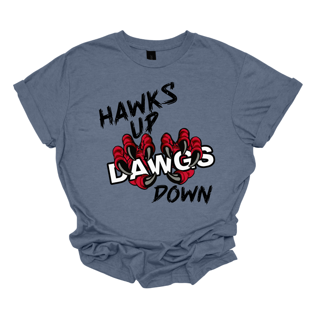 This youth-sized apparel collection—available in short sleeve, long sleeve, crewneck, and hoodie—brings a fierce edge to Redhawk pride.
The front design features powerful black lettering with “Hawks Up” and “Down”, while the word “Dawgs” is clawed over by striking Redhawk talons, adding an aggressive rivalry touch. On the upper back, the fierce SEMO Redhawk logo stands strong, paired with bold white SEMO lettering, making this piece unmistakably Redhawk gear.
Shop at Gorgeousware.com today!

