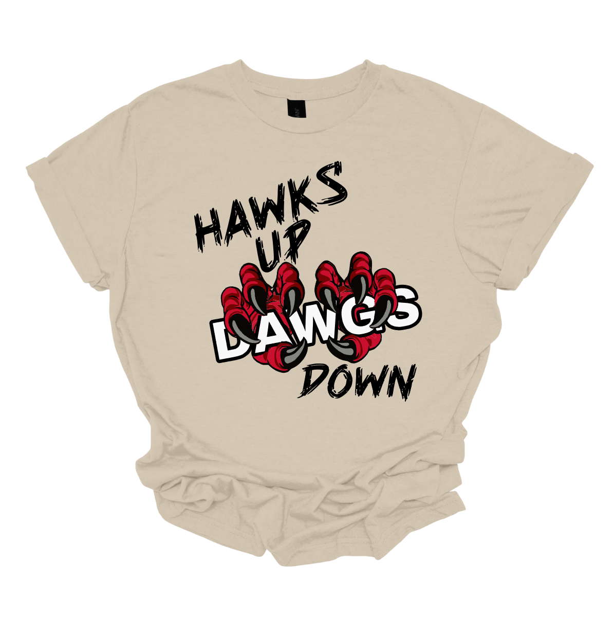 This youth-sized apparel collection—available in short sleeve, long sleeve, crewneck, and hoodie—brings a fierce edge to Redhawk pride.
The front design features powerful black lettering with “Hawks Up” and “Down”, while the word “Dawgs” is clawed over by striking Redhawk talons, adding an aggressive rivalry touch. On the upper back, the fierce SEMO Redhawk logo stands strong, paired with bold white SEMO lettering, making this piece unmistakably Redhawk gear.
Shop at Gorgeousware.com today!
