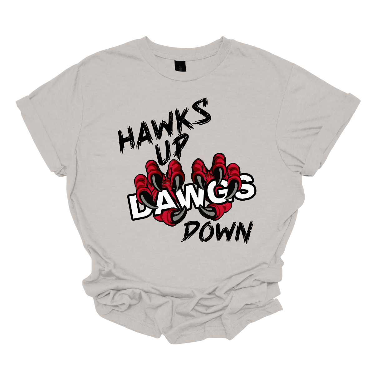 This youth-sized apparel collection—available in short sleeve, long sleeve, crewneck, and hoodie—brings a fierce edge to Redhawk pride.
The front design features powerful black lettering with “Hawks Up” and “Down”, while the word “Dawgs” is clawed over by striking Redhawk talons, adding an aggressive rivalry touch. On the upper back, the fierce SEMO Redhawk logo stands strong, paired with bold white SEMO lettering, making this piece unmistakably Redhawk gear.
Shop at Gorgeousware.com today!
