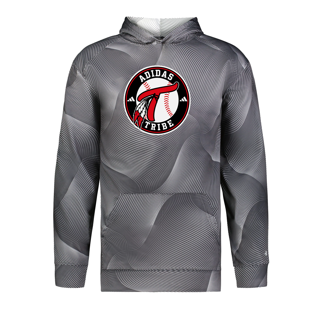 Stay comfortable while representing Tribe Baseball in this lightweight Dri-Fit Hoodie featuring the Tribe logo. Designed with moisture-wicking performance fabric, this hoodie helps keep you cool and dry whether you're at the ballpark, heading to practice, or showing your Tribe pride around town.

The lightweight construction makes it perfect for layering without the bulk of a traditional sweatshirt. With its athletic look and comfortable fit, it's a great choice for players, coaches, parents, and Tribe fans