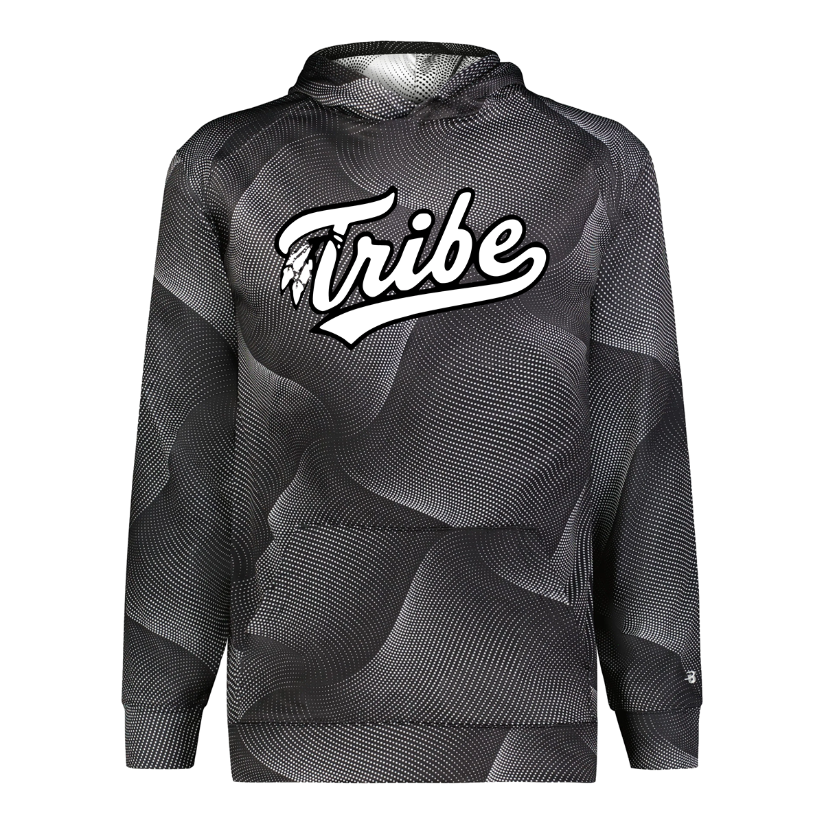 Stay comfortable while representing Tribe Baseball in this lightweight Dri-Fit Hoodie featuring the Tribe logo. Designed with moisture-wicking performance fabric, this hoodie helps keep you cool and dry whether you're at the ballpark, heading to practice, or showing your Tribe pride around town.

The lightweight construction makes it perfect for layering without the bulk of a traditional sweatshirt. With its athletic look and comfortable fit, it's a great choice for players, coaches, parents, and Tribe fans