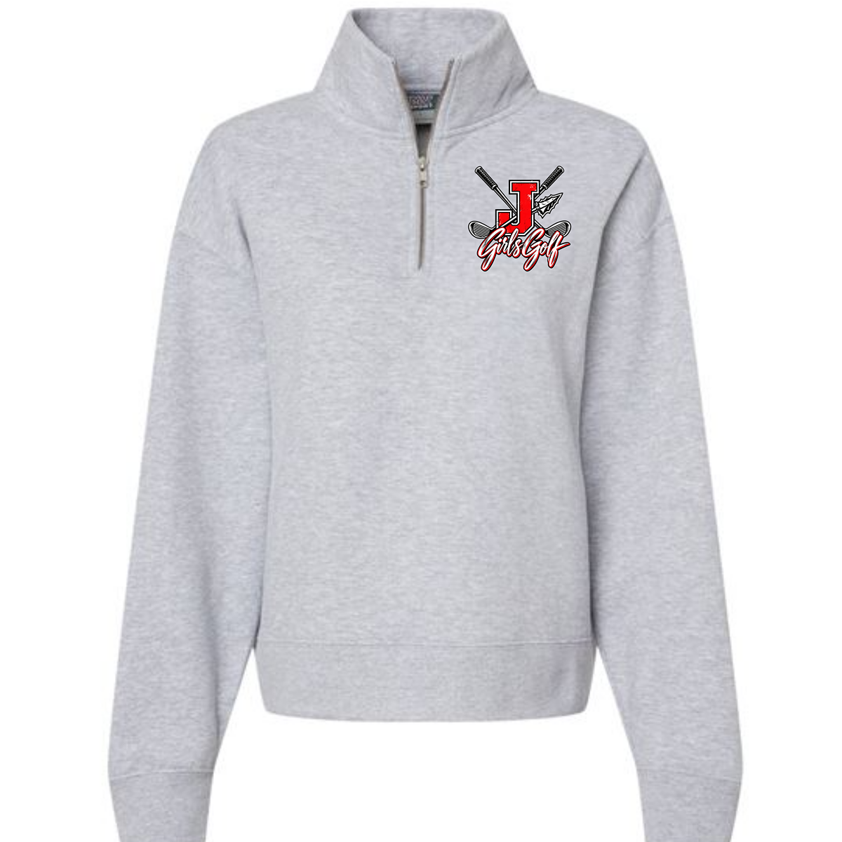 Jackson Girls Golf - Heather Grey Quarter Zip '26