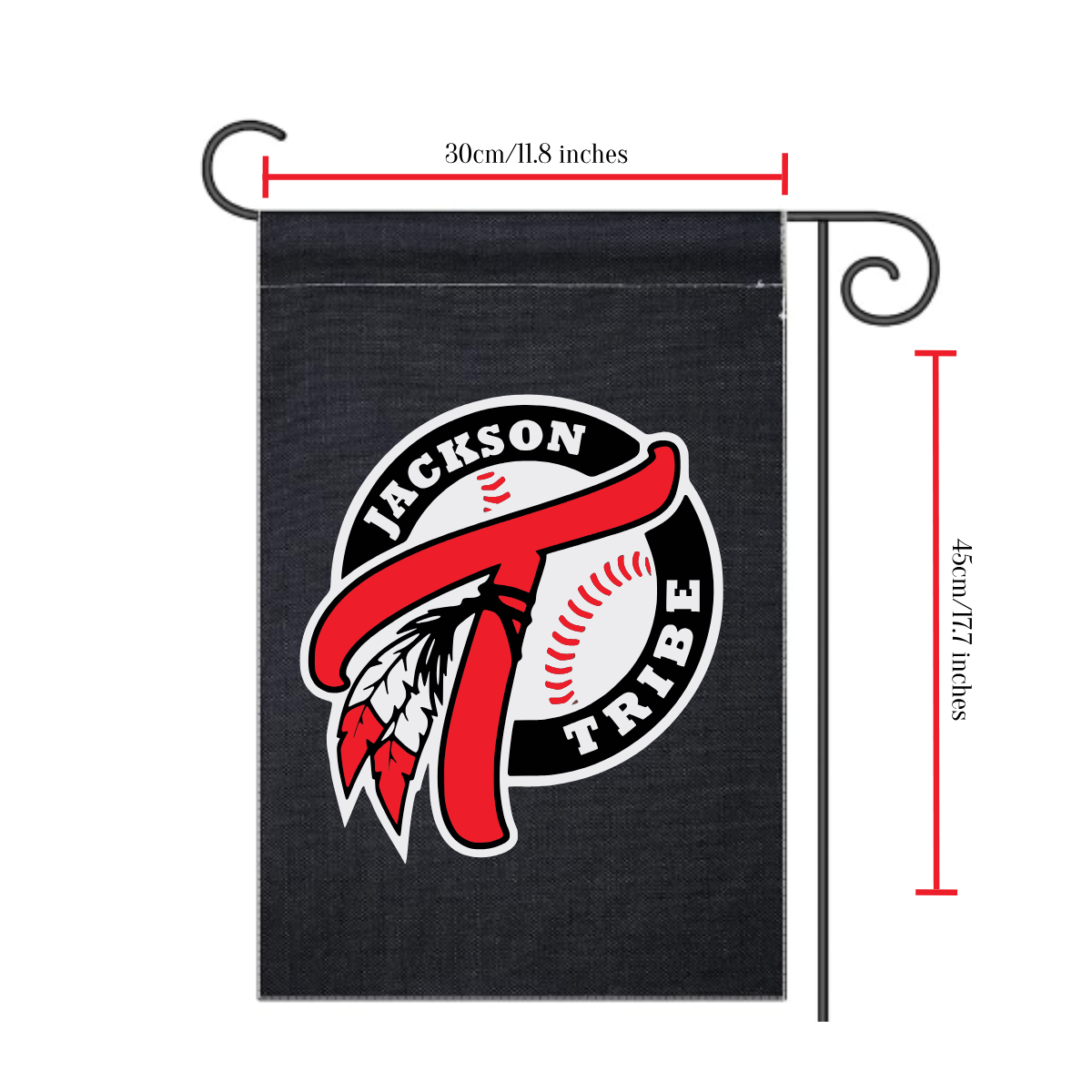 Show your team spirit with this vibrant Tribe Baseball garden flag! Measuring 12x18 inches, it features a striking single-sided design that proudly displays your love for the game. Made from durable, weather-resistant fabric, this flag is perfect for adding a touch of baseball enthusiasm to your garden, porch, or yard. Whether you're celebrating a home game or just want to showcase your support year-round, this flag is a fantastic way to represent the Tribe! Shop at Gorgeousware.com