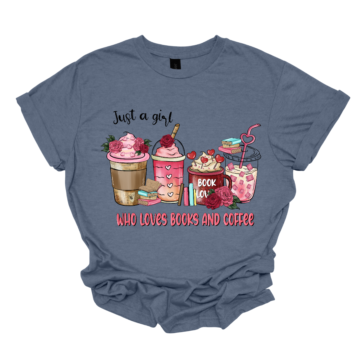 A perfect expression of the delightful combination of literature and the comforting embrace of a cup of coffee. This shirt is a simple yet powerful statement for the girls who find solace, joy, and inspiration in the world of books and the warmth of their favorite brew. The design features an elegant and understated arrangement of the phrase "Just a Girl Who Loves Books and Coffee," emphasizing the wearer's passion for the simple pleasures of reading and sipping on a cup of coffee. Shop at Gorgeousware.com