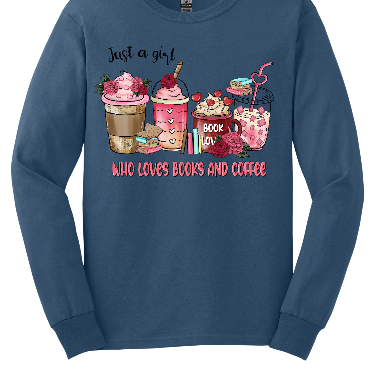 A perfect expression of the delightful combination of literature and the comforting embrace of a cup of coffee. This shirt is a simple yet powerful statement for the girls who find solace, joy, and inspiration in the world of books and the warmth of their favorite brew. The design features an elegant and understated arrangement of the phrase "Just a Girl Who Loves Books and Coffee," emphasizing the wearer's passion for the simple pleasures of reading and sipping on a cup of coffee. Shop at Gorgeousware.com