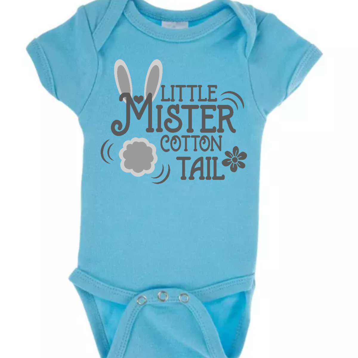 Introducing our adorable 'Little Mr. Cottontail' T-shirt, where the 'M' is adorned with bunny ears and a cotton tail, transforming it into a charming bunny rabbit! Perfect for the little ones who embody the spirit of Easter with their boundless energy and playful nature.  Shop now at Gorgeousware.com