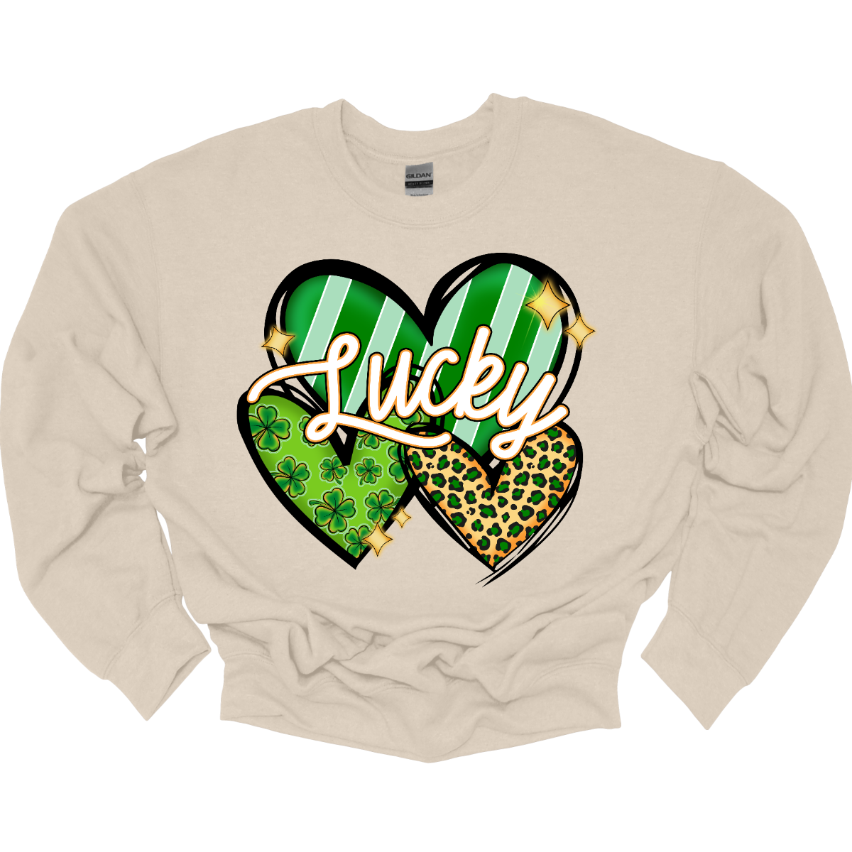 Introducing our "Lucky Hearts" T-shirt – a charming and festive garment that combines the luck of St. Patrick's Day with the timeless symbol of love, hearts. This shirt is a delightful fusion of Irish charm and romantic flair, perfect for celebrating the joyous occasion with style. The color palette is chosen to reflect both the festive nature of St. Patrick's Day and the warmth of love, often featuring a mix of lively greens, and soft neutrals. Shop at Gorgeousware.com