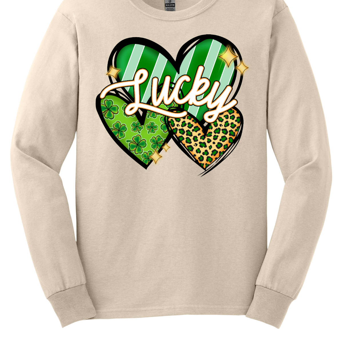 Introducing our "Lucky Hearts" T-shirt – a charming and festive garment that combines the luck of St. Patrick's Day with the timeless symbol of love, hearts. This shirt is a delightful fusion of Irish charm and romantic flair, perfect for celebrating the joyous occasion with style. The color palette is chosen to reflect both the festive nature of St. Patrick's Day and the warmth of love, often featuring a mix of lively greens, and soft neutrals. Shop at Gorgeousware.com