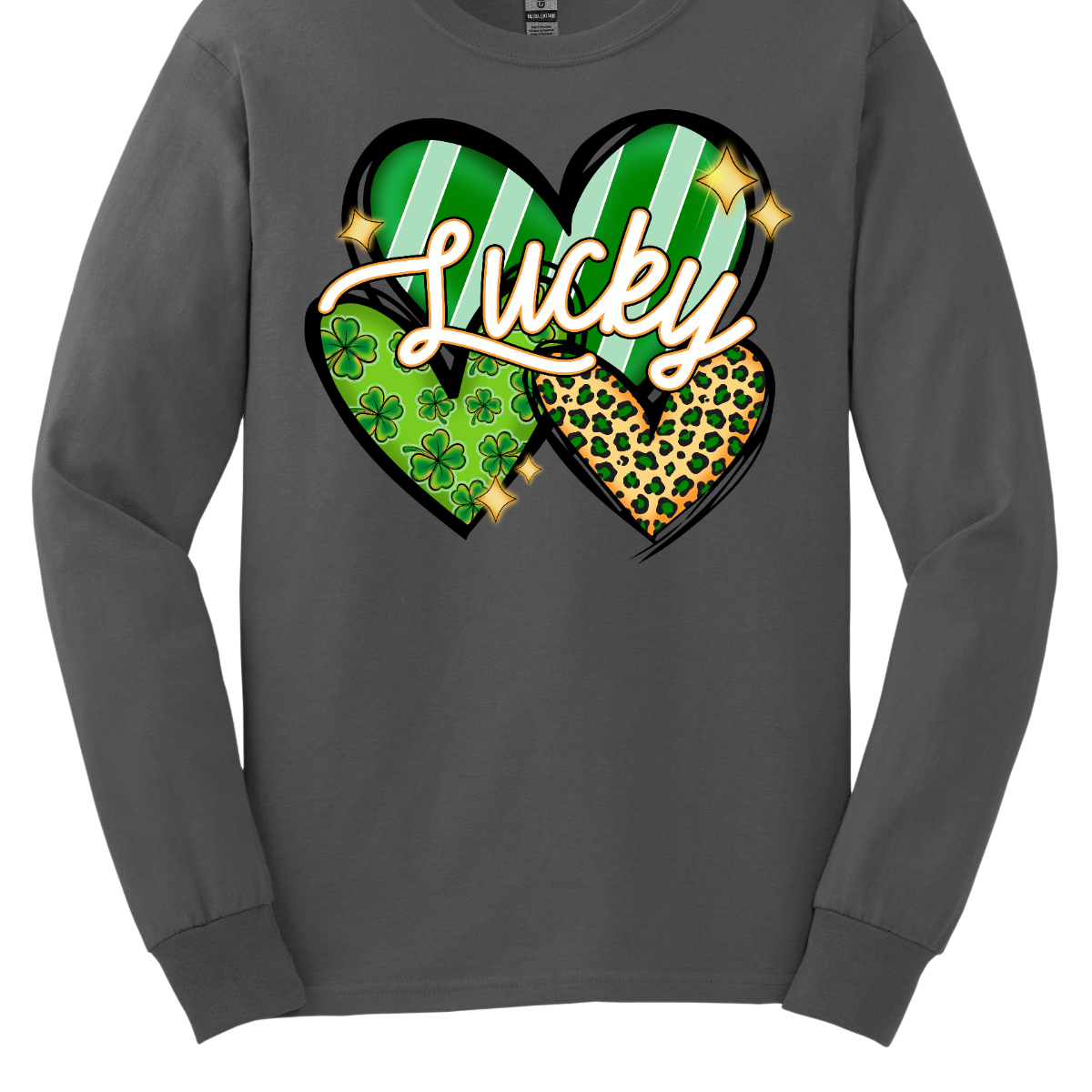 Introducing our "Lucky Hearts" T-shirt – a charming and festive garment that combines the luck of St. Patrick's Day with the timeless symbol of love, hearts. This shirt is a delightful fusion of Irish charm and romantic flair, perfect for celebrating the joyous occasion with style. The color palette is chosen to reflect both the festive nature of St. Patrick's Day and the warmth of love, often featuring a mix of lively greens, and soft neutrals. Shop at Gorgeousware.com