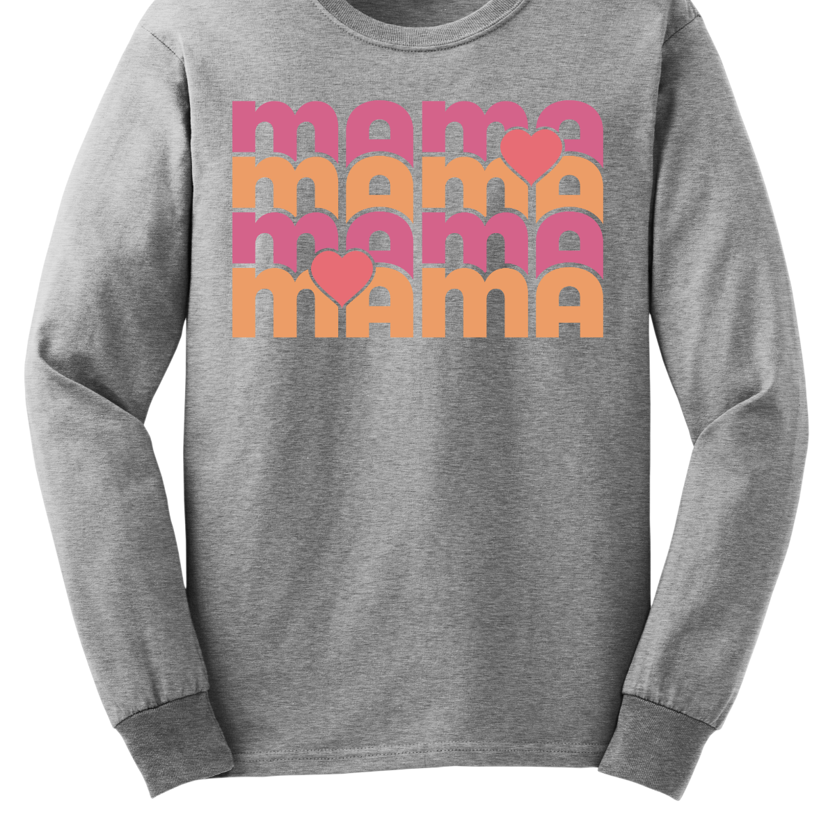 Mama & Mini layered with heart - ADULT