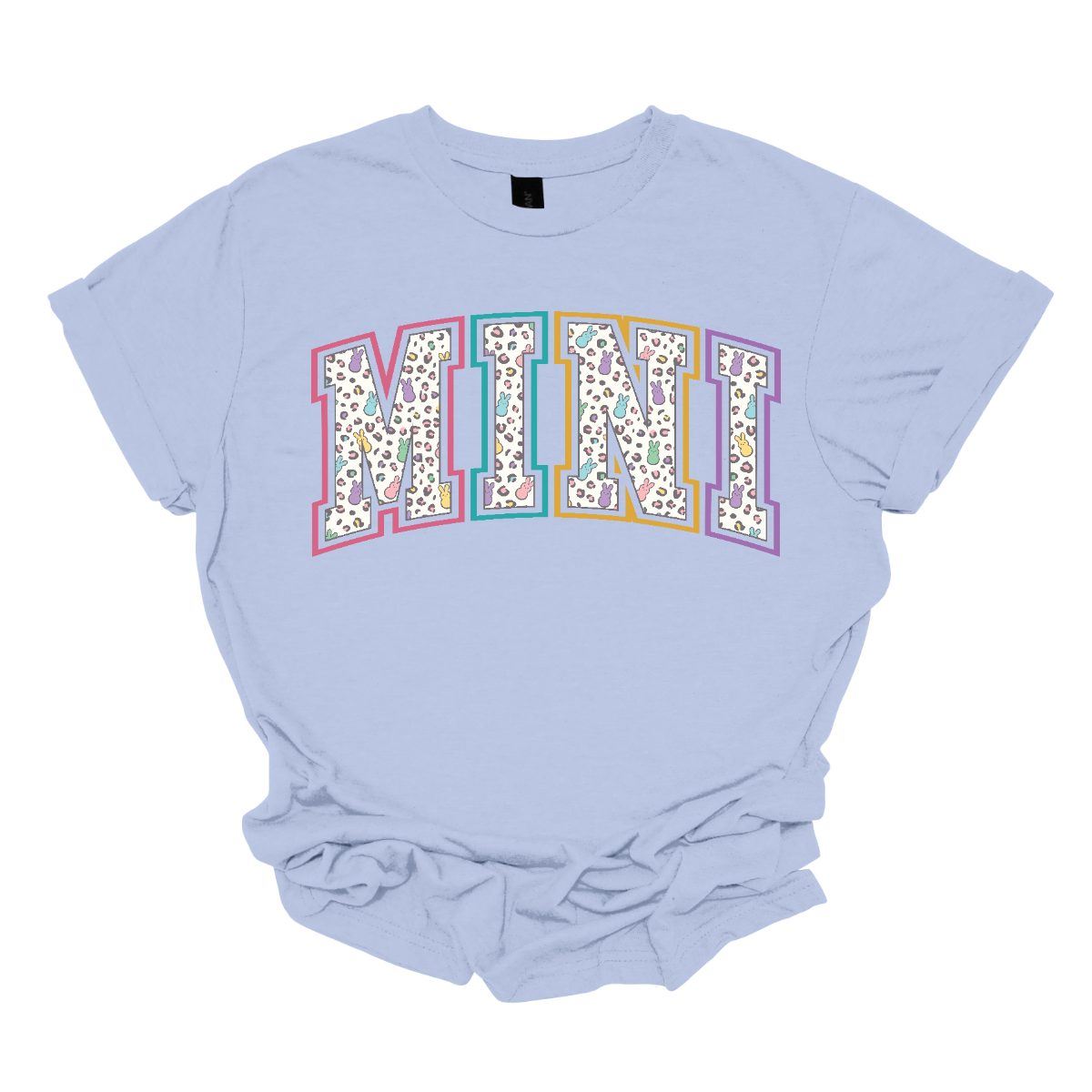 "Mama" and "Mini" Easter T-shirts - Celebrate the bond between mother and child with our charming matching set! Adorned with adorable peeps forming the words "Mama" and "Mini," these Easter-themed shirts are as sweet as can be. Whether you're hunting for eggs, enjoying a springtime picnic, or simply spending quality time together, these shirts are the perfect way to showcase your special connection. Shop at Gorgeousware.com