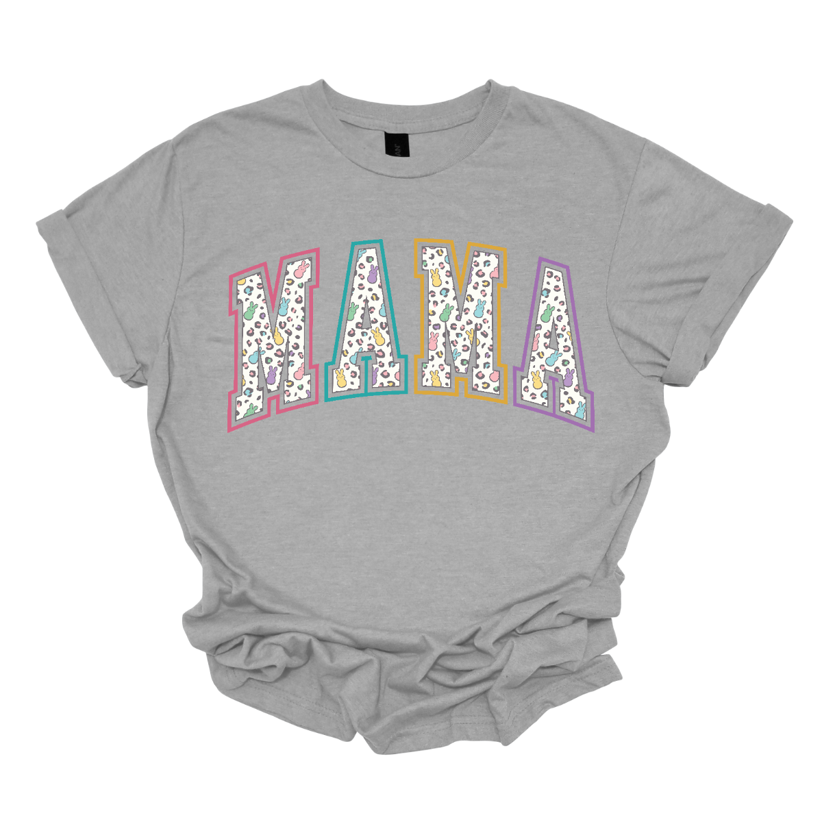 "Mama" and "Mini" Easter T-shirts - Celebrate the bond between mother and child with our charming matching set! Adorned with adorable peeps forming the words "Mama" and "Mini," these Easter-themed shirts are as sweet as can be. Whether you're hunting for eggs, enjoying a springtime picnic, or simply spending quality time together, these shirts are the perfect way to showcase your special connection. Shop at Gorgeousware.com