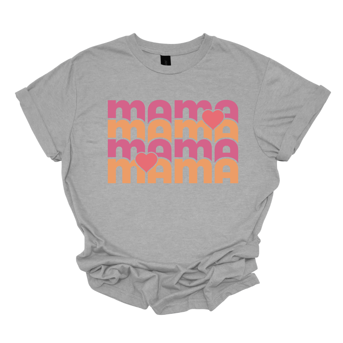 Mama & Mini layered with heart - ADULT