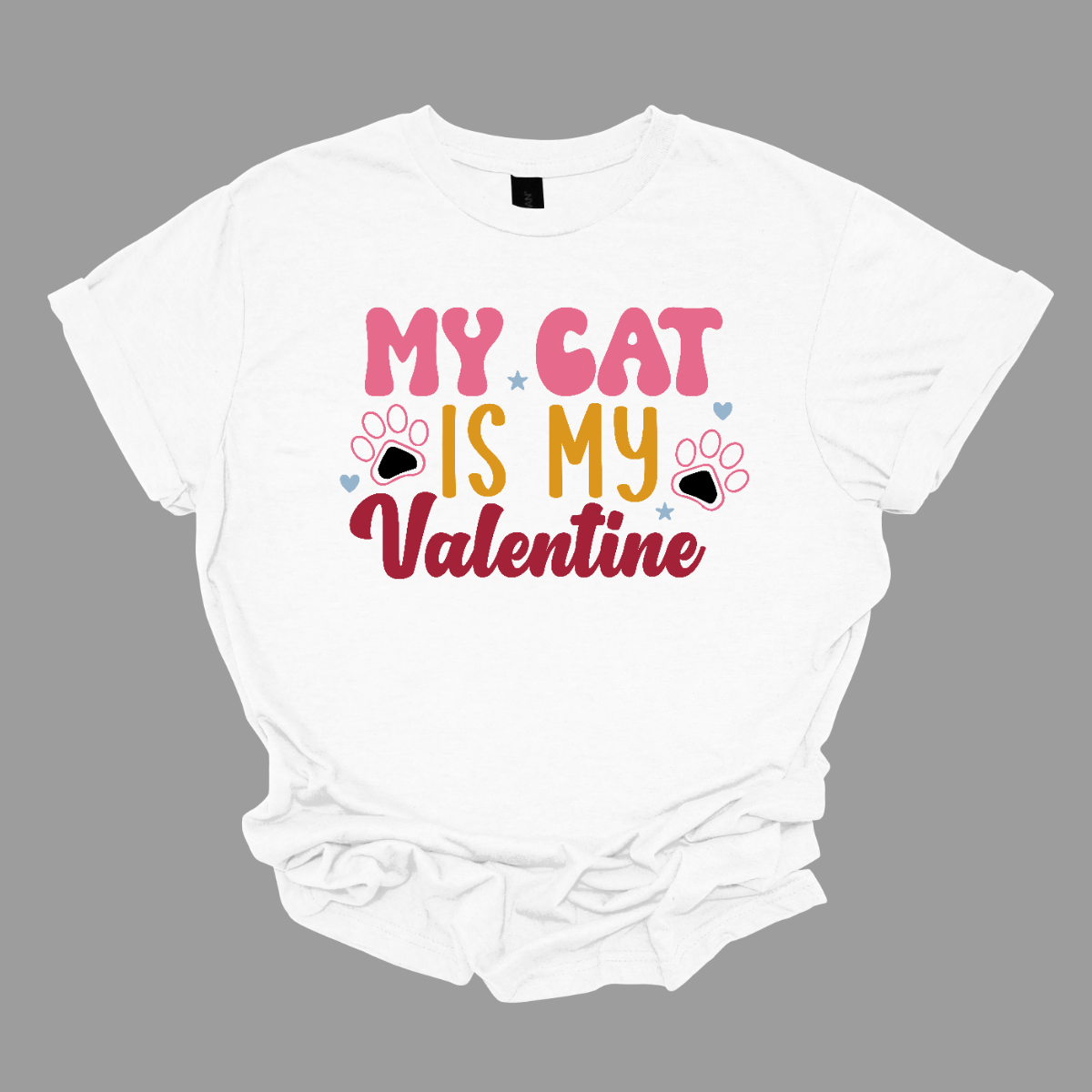 Celebrate the purr-fect love in your life with our 'My Cat is My Valentine' T-shirt. This charming tee is a delightful declaration of love for your feline friend. Adorned with whimsical cat paw prints and a heartwarming message, this shirt captures the unique bond between you and your furry valentine. Shop at gorgeousware.com