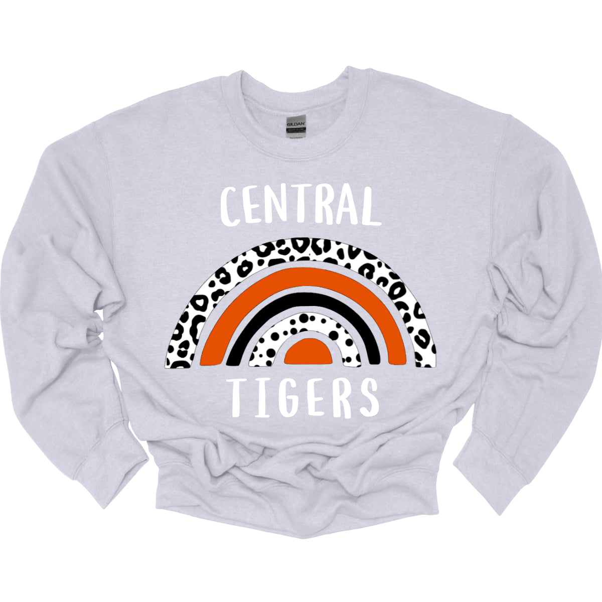 Central Tigers Patterned Rainbow Ice Gray/Ash