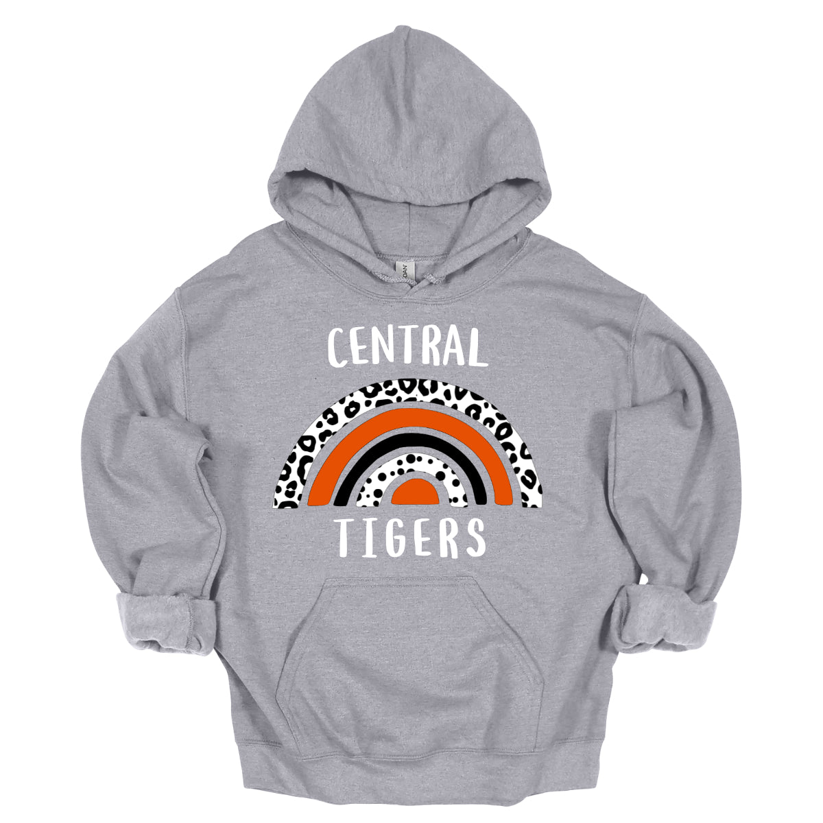 Central Tigers Patterned Rainbow Ice Gray/Ash