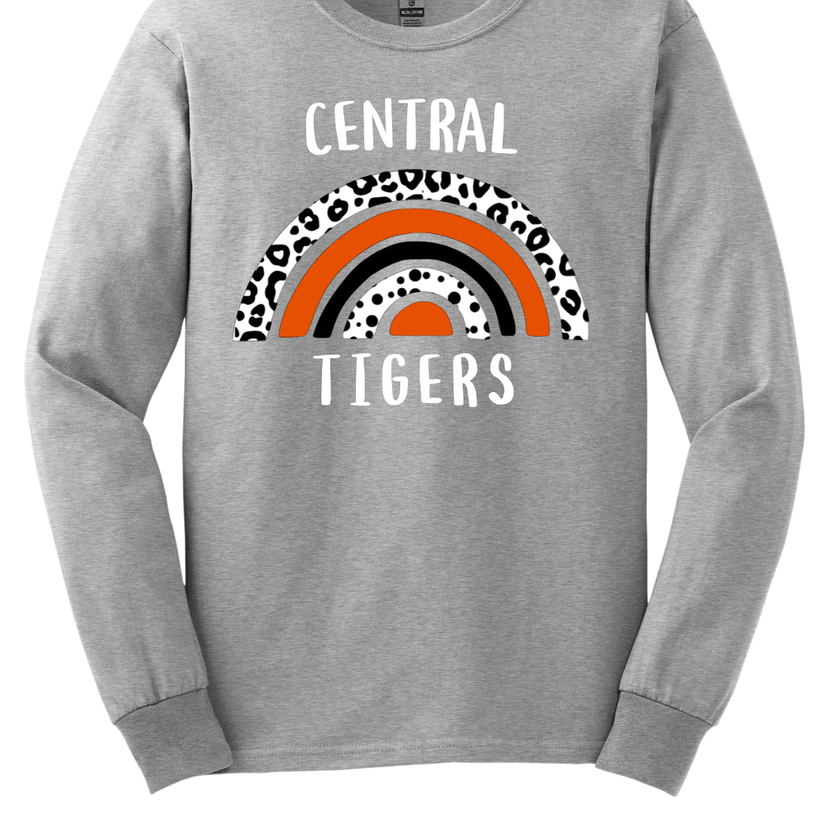 Central Tigers Patterned Rainbow Ice Gray/Ash