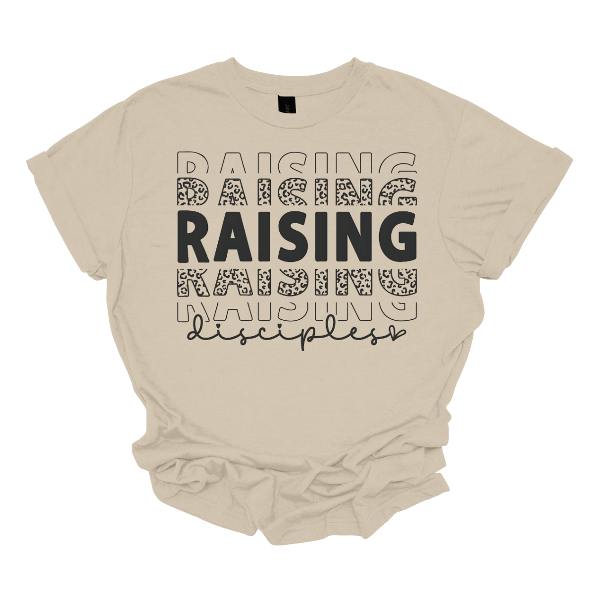 Showcase your mission with our "Making Disciples" t-shirt. The design features the word "Making" stacked vertically three times, creating a bold and eye-catching visual. Below this powerful repetition, "disciples" is elegantly scripted in cursive, adding a touch of sophistication and flow. Shop at Gorgeousware.com