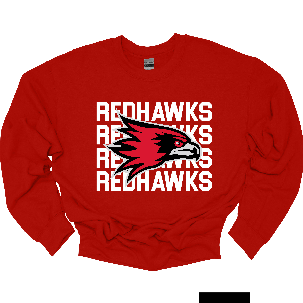 Show your Redhawk pride in bold style with this SEMO apparel design, available in short sleeve, long sleeve, crewneck, and hoodie options all in youth sizes. The backdrop features a powerful repeat of “Redhawks” in bold white lettering, creating a striking graphic foundation. Centered over the design is the fearless and iconic SEMO Redhawk mascot, standing out as the ultimate symbol of strength, spirit, and tradition.
Shop at Gorgeousware.com today!
