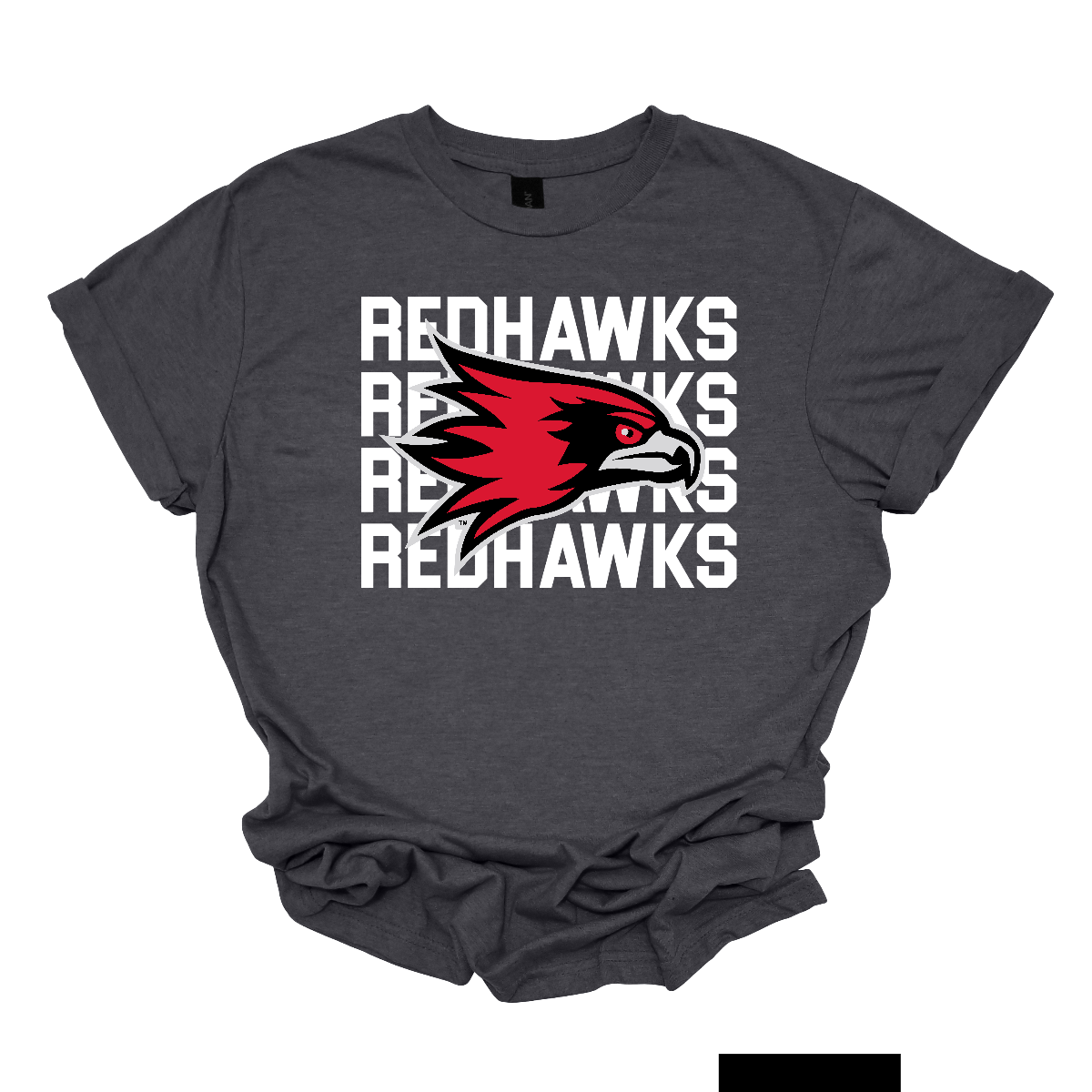 Show your Redhawk pride in bold style with this SEMO apparel design, available in both short and long sleeve options. The backdrop features a powerful repeat of “Redhawks” in bold white lettering, creating a striking graphic foundation. Centered over the design is the fearless and iconic SEMO Redhawk mascot, standing out as the ultimate symbol of strength, spirit, and tradition. 
Shop at Gorgeousware.com today!
