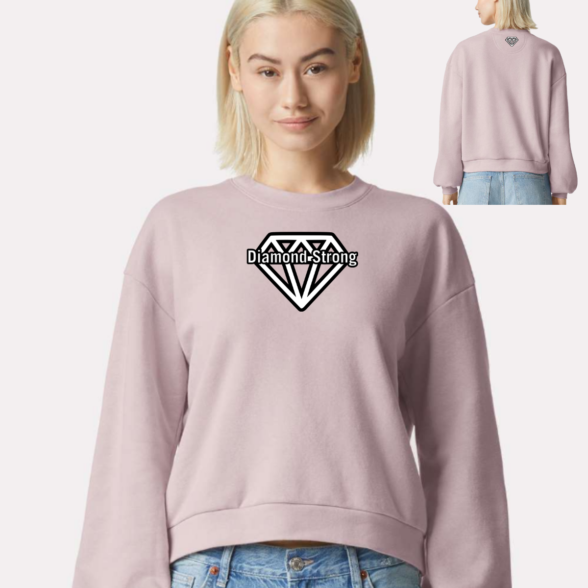 SDA "Diamond Strong" Women's Fleece Crewneck - RF494