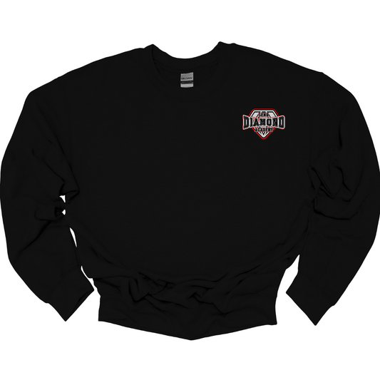 Black sweatshirt with a "SEMO Diamond Academy" logo on the chest against a white background