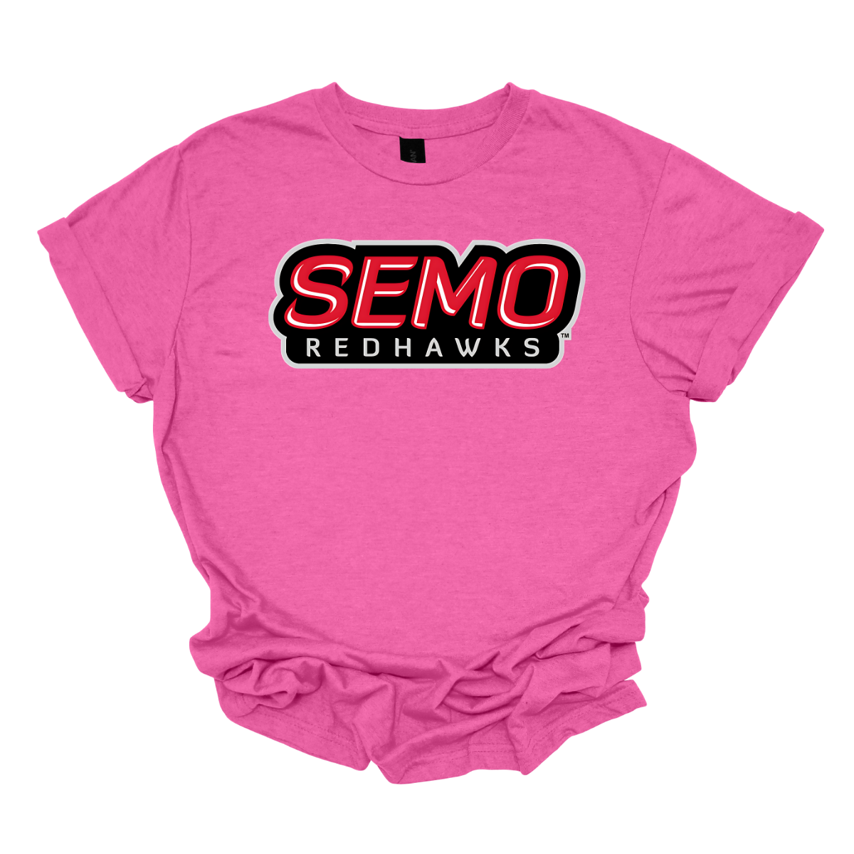 Introducing our stylish SEMO apparel, featuring the iconic "SEMO" in vibrant red bubble letters that pop with personality. Below, "Redhawks" is boldly displayed in clean white block letters, creating a striking contrast that showcases your school spirit. Perfect for game days or casual outings, this design effortlessly combines comfort and style, making it a must-have for any SEMO fan! Shop at Gorgeousware.com