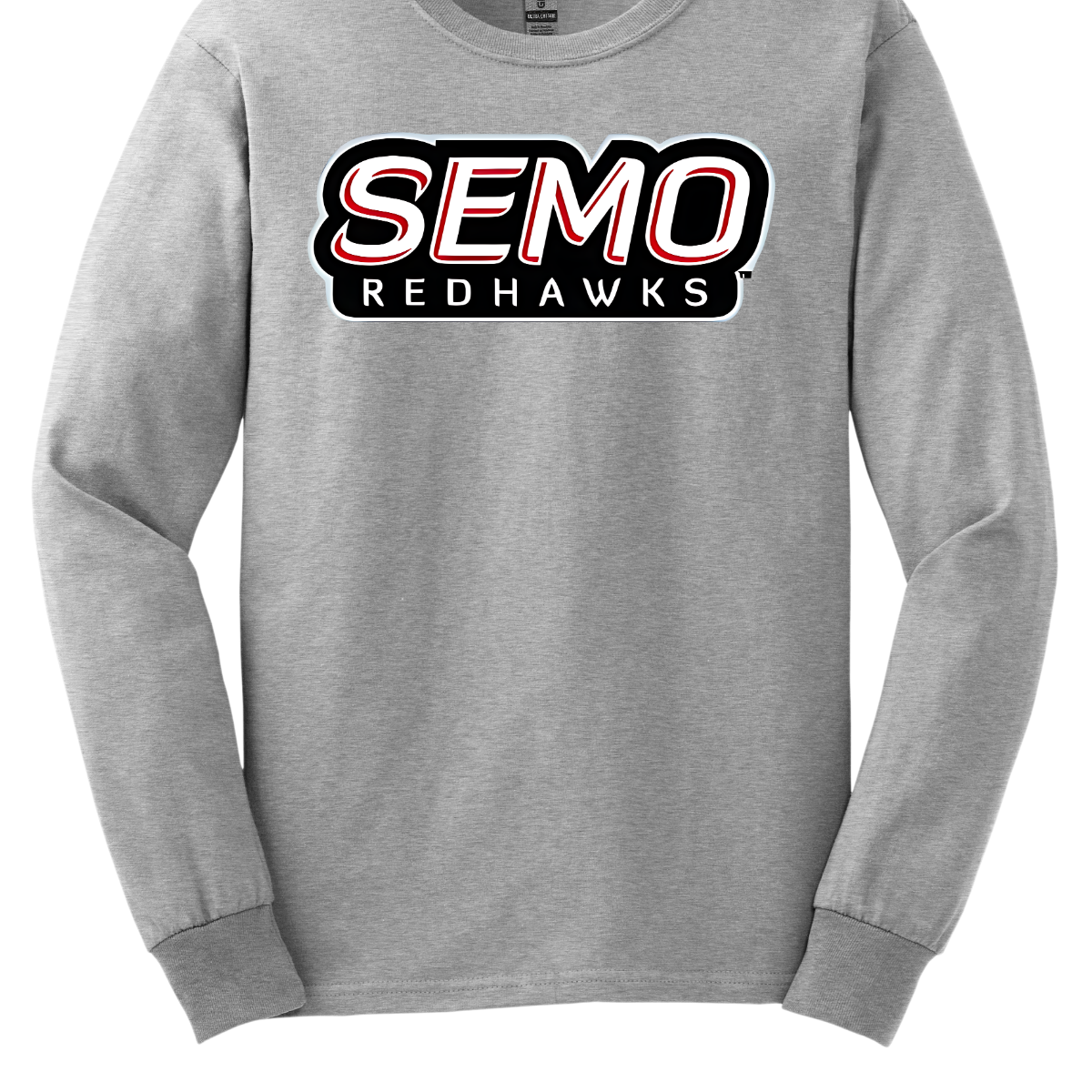 Introducing our stylish SEMO apparel, featuring the iconic "SEMO" in vibrant white bubble letters that pop with personality. Below, "Redhawks" is boldly displayed in clean white block letters, creating a striking contrast that showcases your school spirit. Perfect for game days or casual outings, this design effortlessly combines comfort and style, making it a must-have for any SEMO fan! Shop at Gorgeousware.com