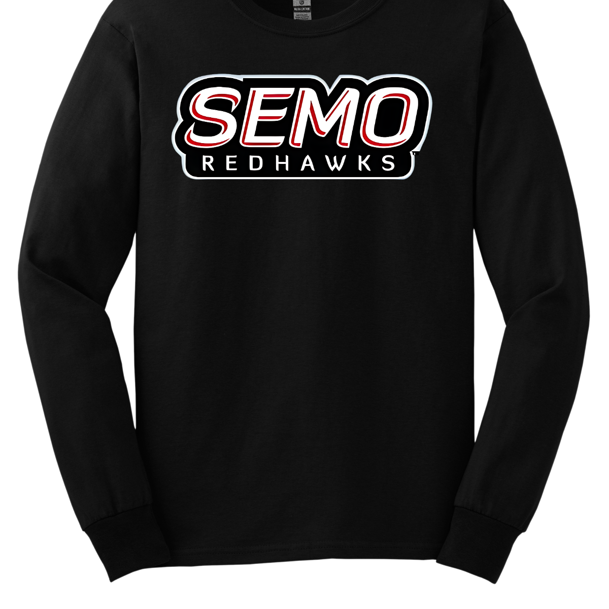 Introducing our stylish SEMO apparel, featuring the iconic "SEMO" in vibrant white bubble letters that pop with personality. Below, "Redhawks" is boldly displayed in clean white block letters, creating a striking contrast that showcases your school spirit. Perfect for game days or casual outings, this design effortlessly combines comfort and style, making it a must-have for any SEMO fan! Shop at Gorgeousware.com