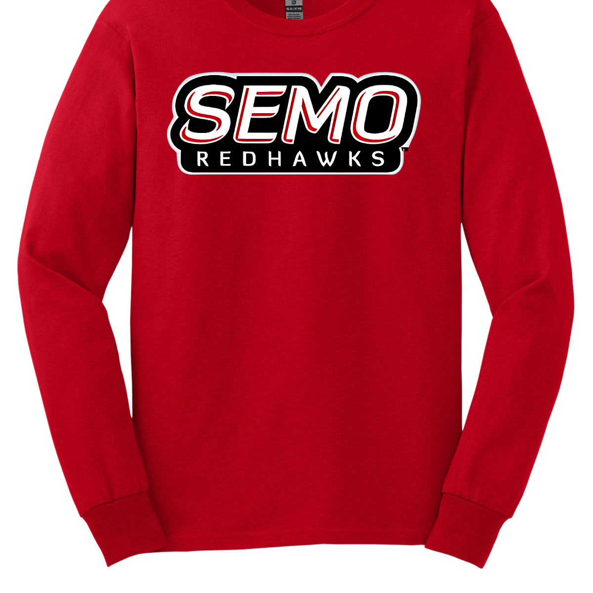 Introducing our stylish SEMO apparel, featuring the iconic "SEMO" in vibrant white bubble letters that pop with personality. Below, "Redhawks" is boldly displayed in clean white block letters, creating a striking contrast that showcases your school spirit. Perfect for game days or casual outings, this design effortlessly combines comfort and style, making it a must-have for any SEMO fan! Shop at Gorgeousware.com