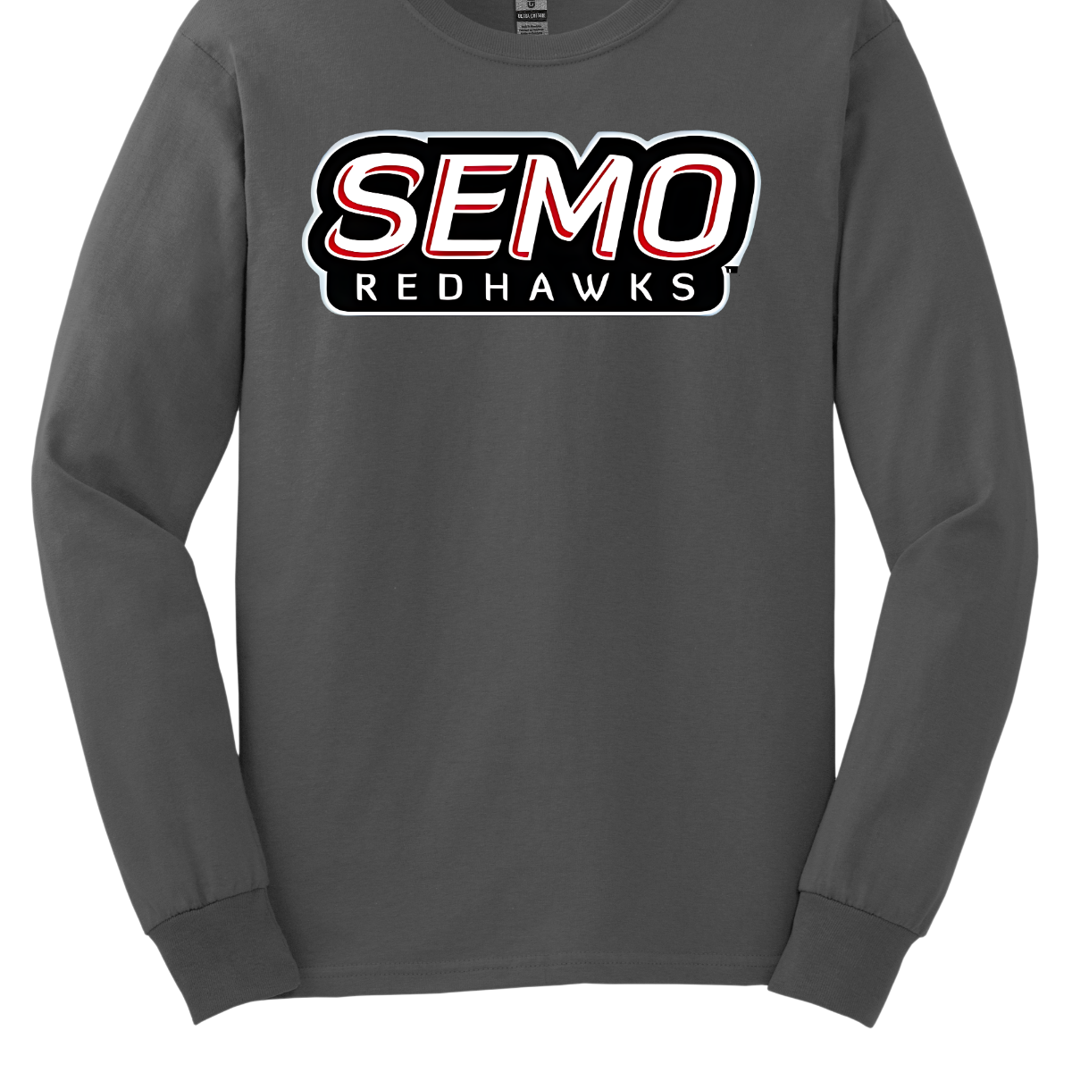 Introducing our stylish SEMO apparel, featuring the iconic "SEMO" in vibrant white bubble letters that pop with personality. Below, "Redhawks" is boldly displayed in clean white block letters, creating a striking contrast that showcases your school spirit. Perfect for game days or casual outings, this design effortlessly combines comfort and style, making it a must-have for any SEMO fan! Shop at Gorgeousware.com