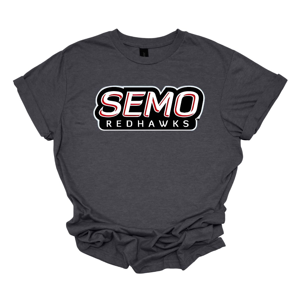 Introducing our stylish SEMO apparel, featuring the iconic "SEMO" in vibrant white bubble letters that pop with personality. Below, "Redhawks" is boldly displayed in clean white block letters, creating a striking contrast that showcases your school spirit. Perfect for game days or casual outings, this design effortlessly combines comfort and style, making it a must-have for any SEMO fan! Shop at Gorgeousware.com