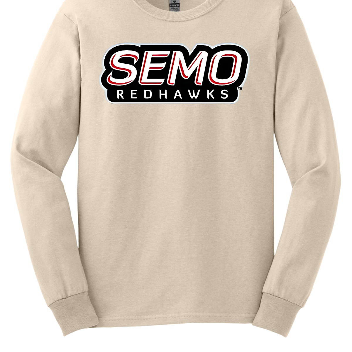 Introducing our stylish SEMO apparel, featuring the iconic "SEMO" in vibrant white bubble letters that pop with personality. Below, "Redhawks" is boldly displayed in clean white block letters, creating a striking contrast that showcases your school spirit. Perfect for game days or casual outings, this design effortlessly combines comfort and style, making it a must-have for any SEMO fan! Shop at Gorgeousware.com