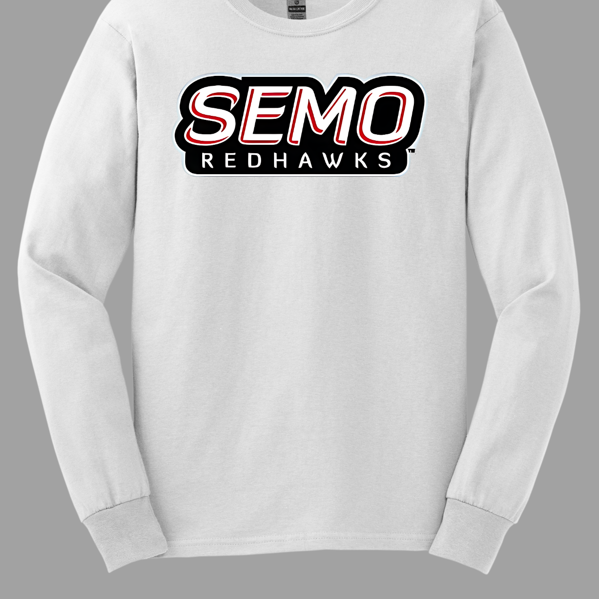 Introducing our stylish SEMO apparel, featuring the iconic "SEMO" in vibrant white bubble letters that pop with personality. Below, "Redhawks" is boldly displayed in clean white block letters, creating a striking contrast that showcases your school spirit. Perfect for game days or casual outings, this design effortlessly combines comfort and style, making it a must-have for any SEMO fan! Shop at Gorgeousware.com