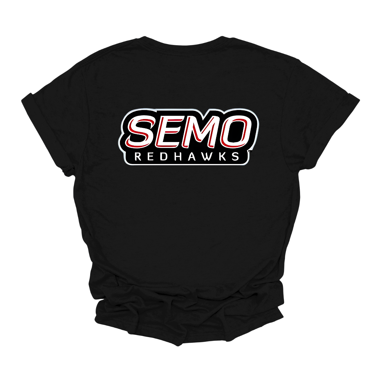 Introducing our stylish SEMO apparel, featuring the iconic "SEMO" in vibrant white bubble letters that pop with personality. Below, "Redhawks" is boldly displayed in clean white block letters, creating a striking contrast that showcases your school spirit. Perfect for game days or casual outings, this design effortlessly combines comfort and style, making it a must-have for any SEMO fan! Shop at Gorgeousware.com