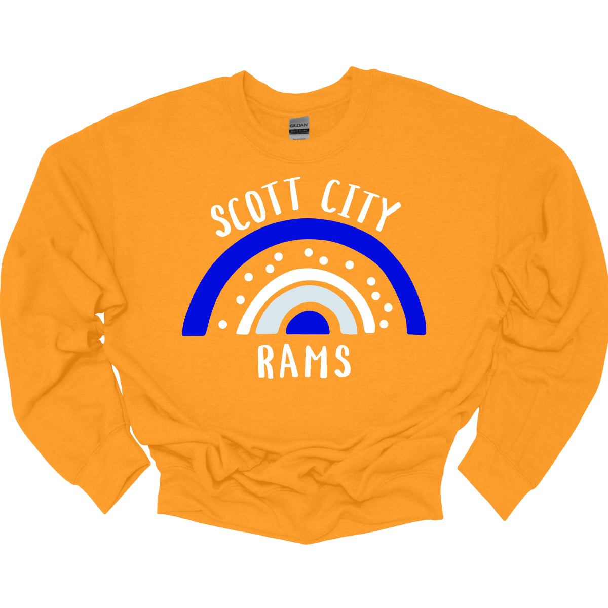 Scott City Rams Polka Dot Rainbow