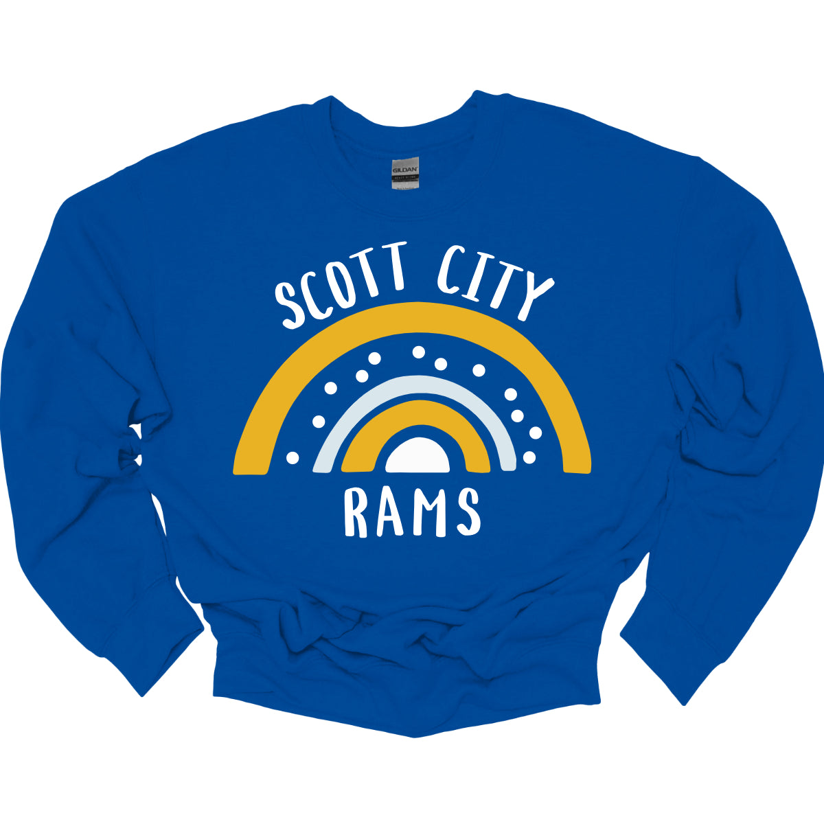 Scott City Rams Polka Dot Rainbow