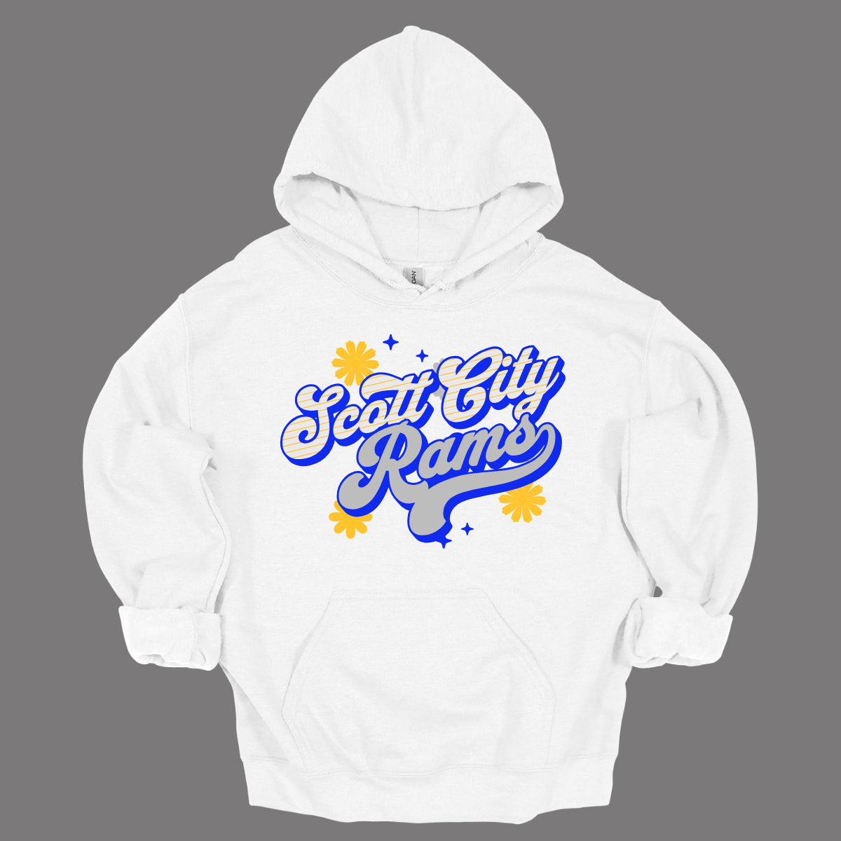 Scott City Rams Free Spirit - Colorful Retro