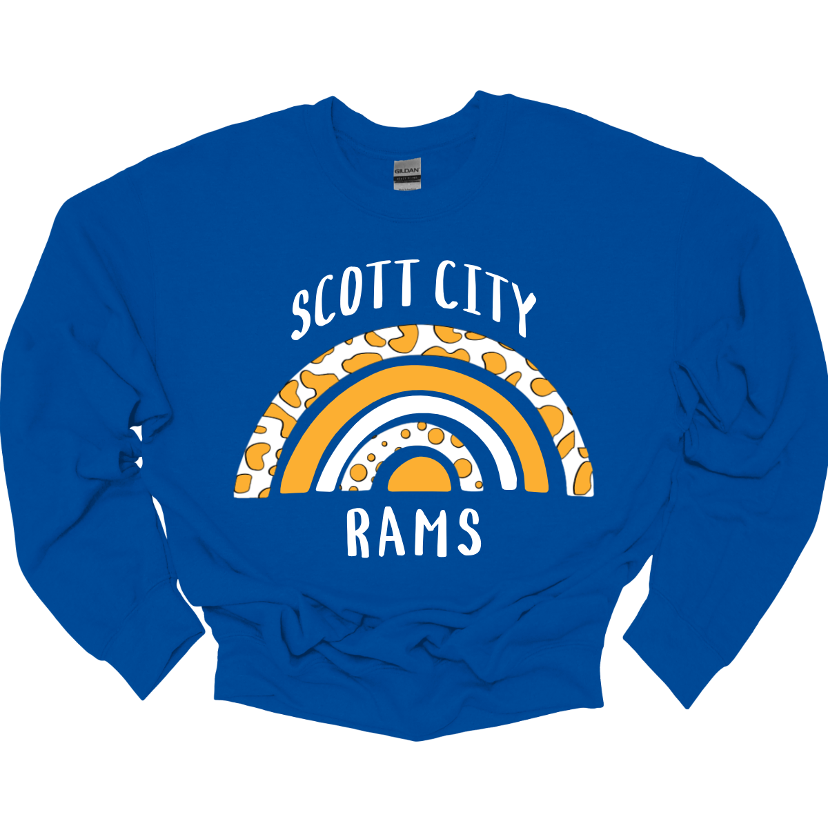 Gear up in the vibrant spirit of the Scott City Rams with this bold and stylish T-shirt! Emblazoned with the iconic Rams logo, this shirt is a testament to your unwavering support for the team. Shop at Gorgeousware.com