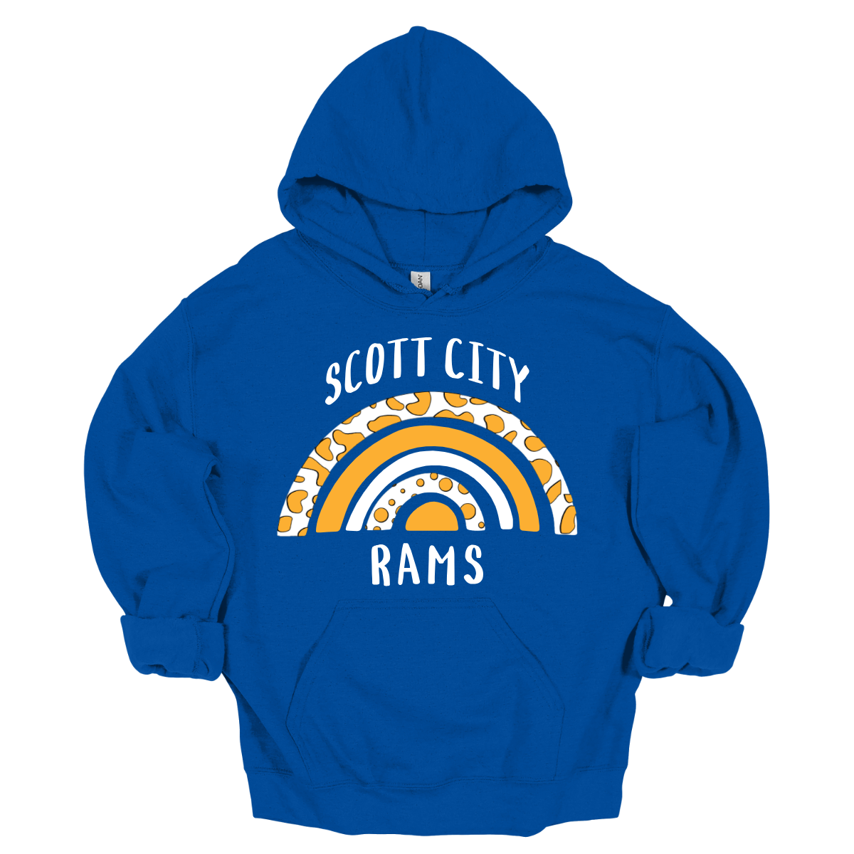 Gear up in the vibrant spirit of the Scott City Rams with this bold and stylish T-shirt! Emblazoned with the iconic Rams logo, this shirt is a testament to your unwavering support for the team. Shop at Gorgeousware.com