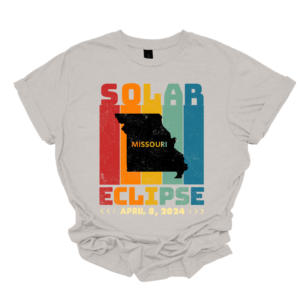 Mark the celestial event of the decade with our Solar Eclipse in Missouri 2024 T-shirt! Featuring a retro-colored background that harkens back to the groovy vibes of yesteryears, this shirt puts the spotlight on the eagerly anticipated solar phenomenon. Shop at Gorgeousware.com