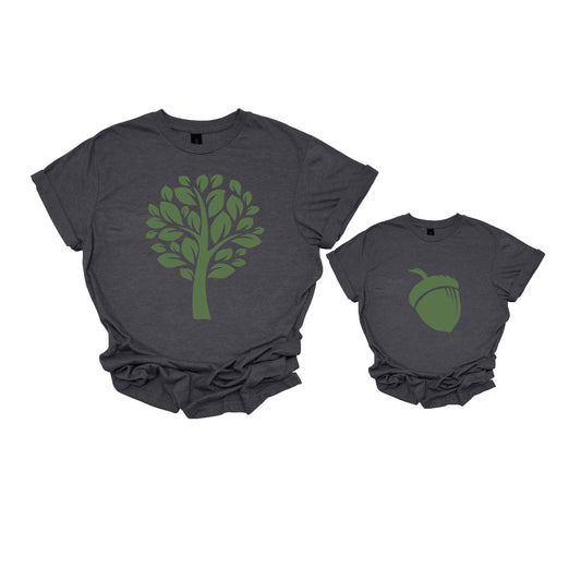 Oak Tree & Acorn Set -  Youth Small - Adult Small